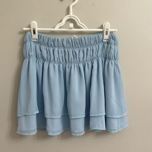 Beautiful light blue skirt; size XXS; runs slightly big (could fit a size S)